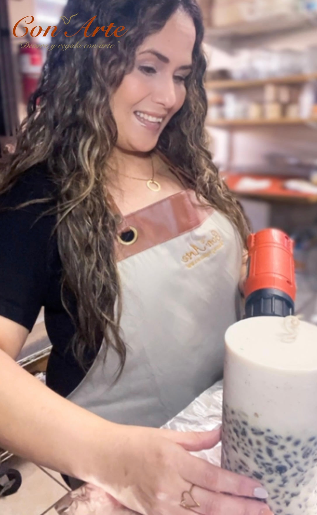 Coffee Beans Artisan Pillar Candles