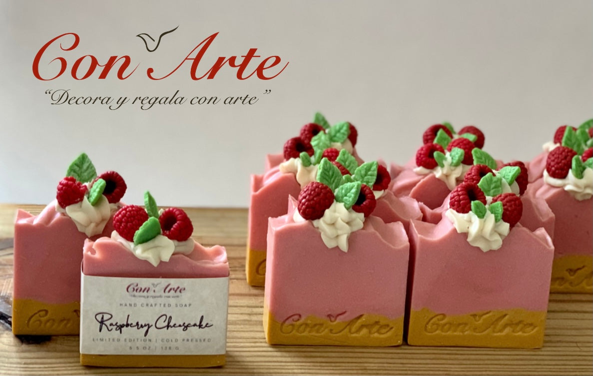 Raspberry Cheescake Collection (Soap + Candle)