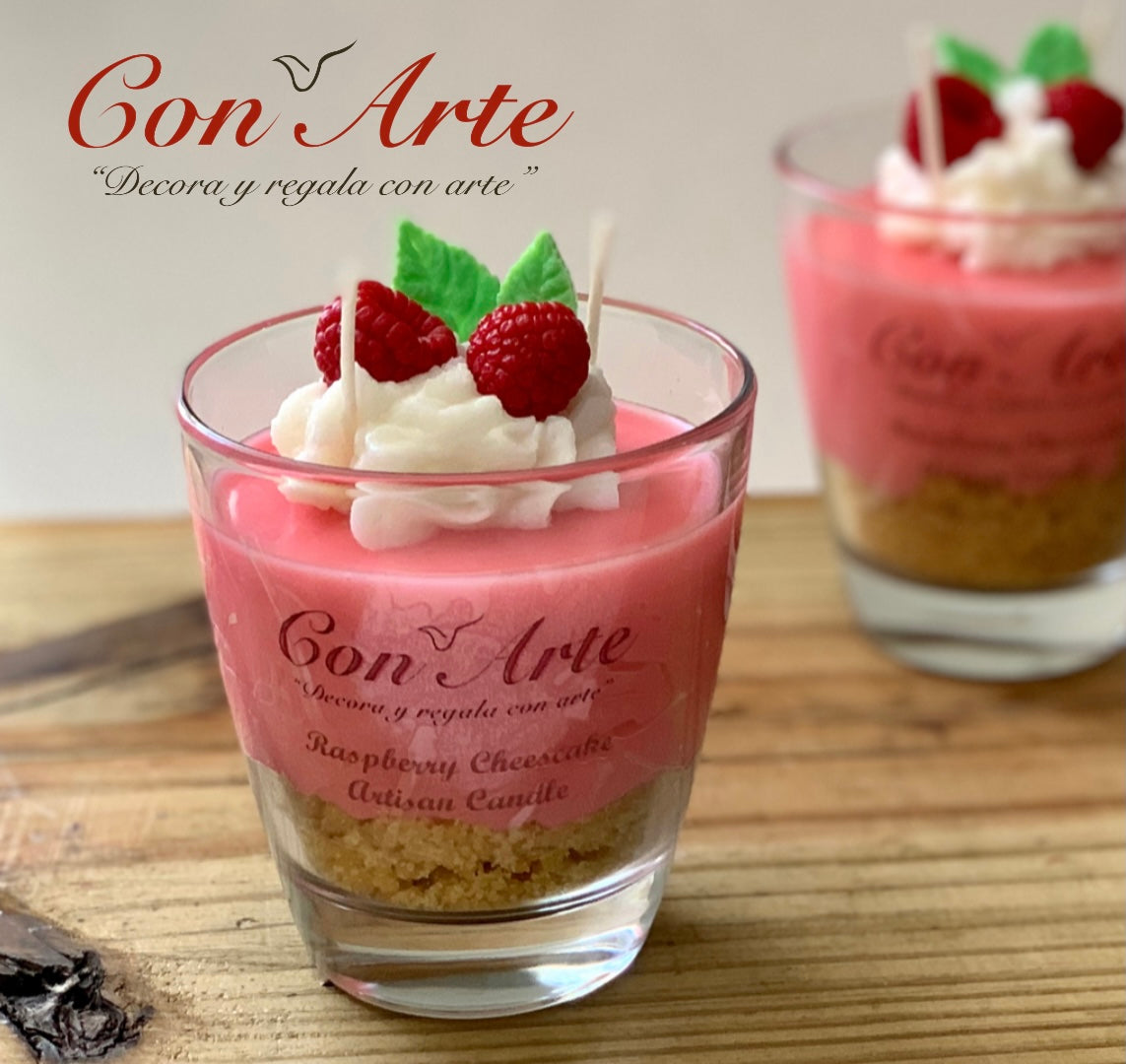 Raspberry Cheescake Collection (Soap + Candle)