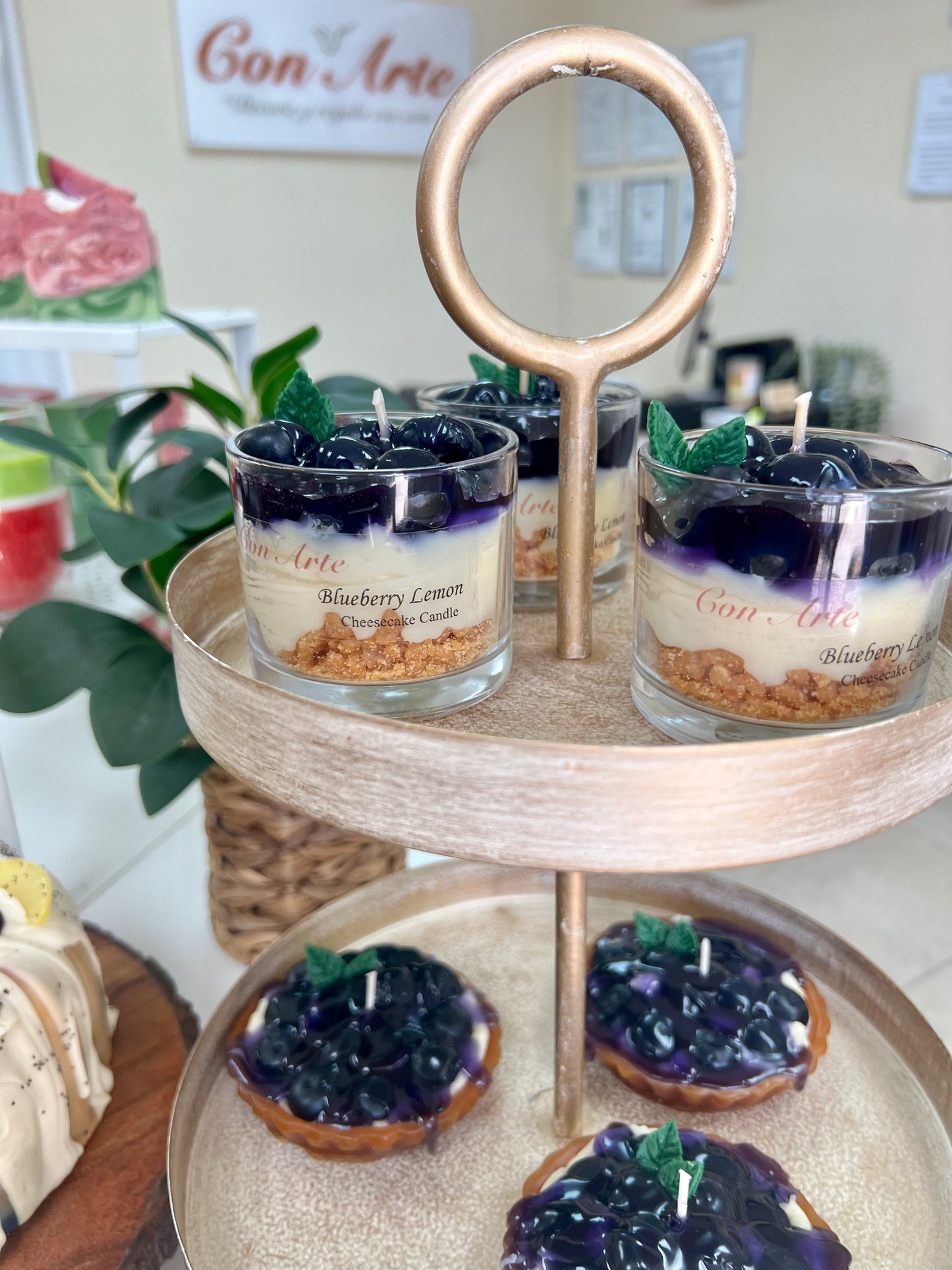 Blueberry Lemon Cheesecake Candle