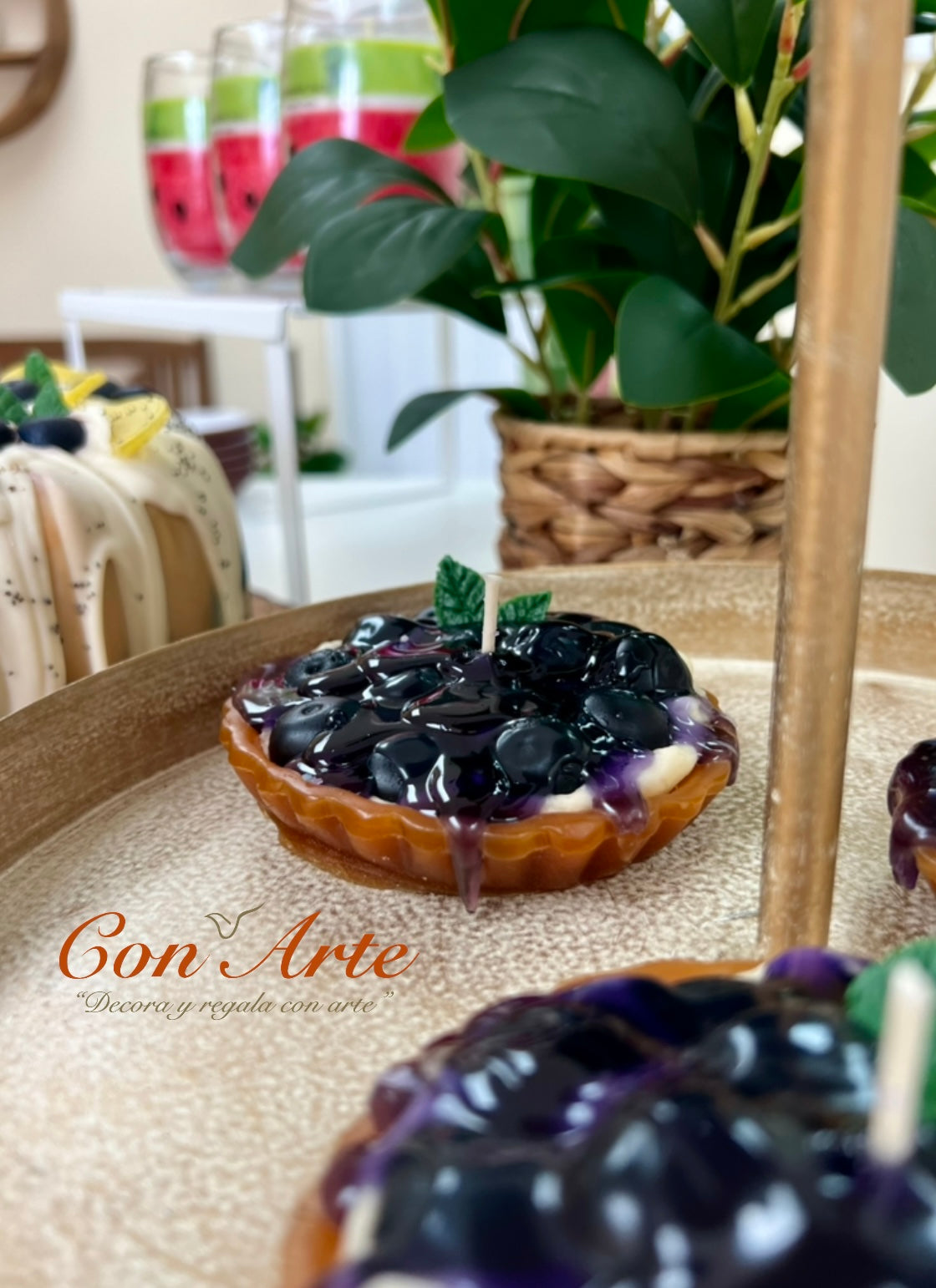 Blueberry Lemon Tarts Candles