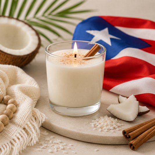 Boricua Dessert "Tembleque Artisan Candles"