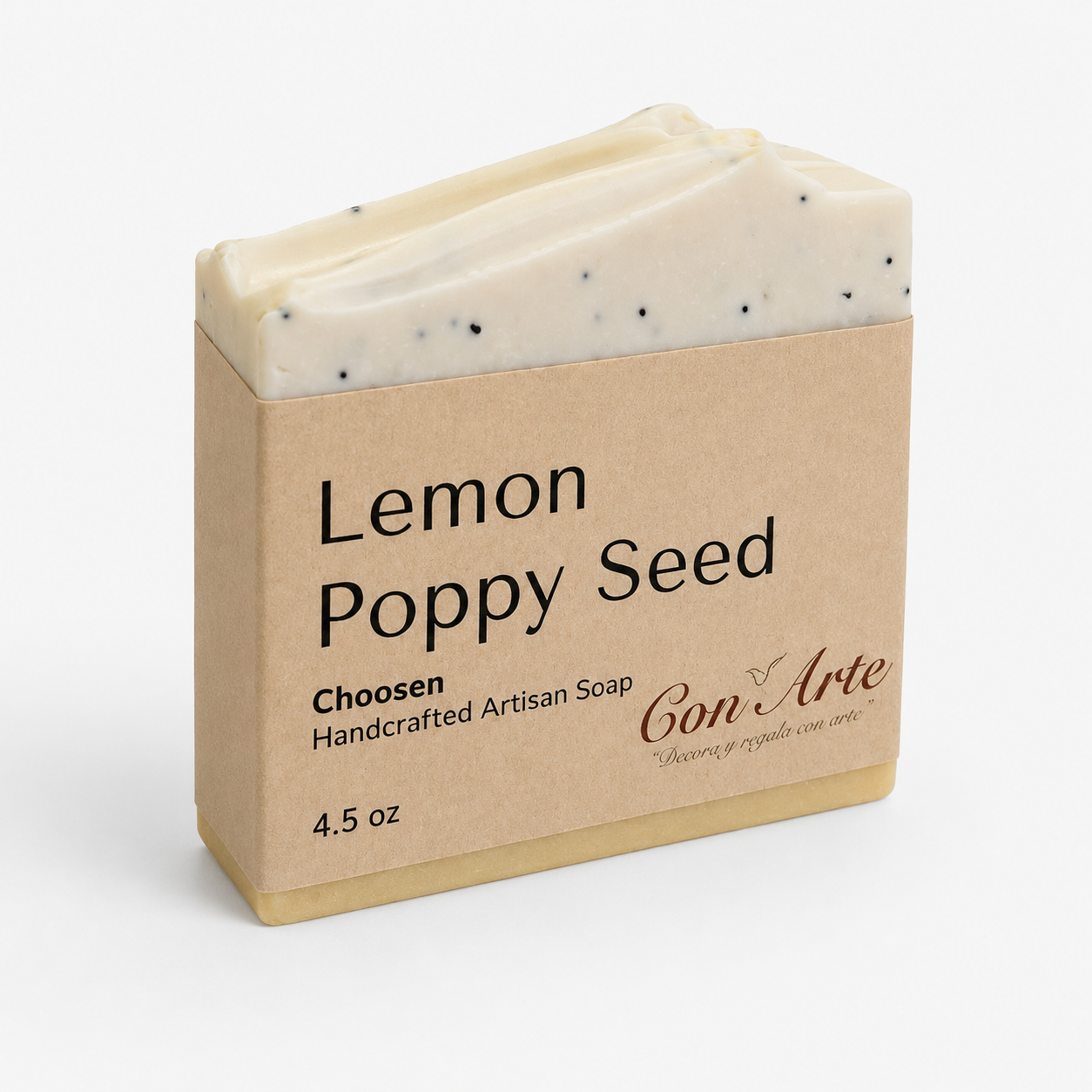 Chosen (Lemon Zest + Poppy Seed) Artisan Soap