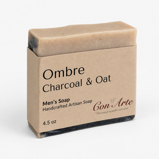 Ombre - Charcoal & Oat Men’s Soap