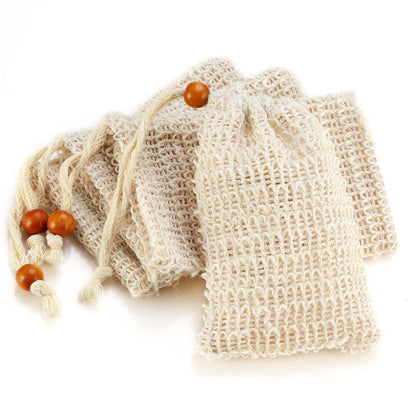 Natural Soap Saver & Exfoliating Bath Bag