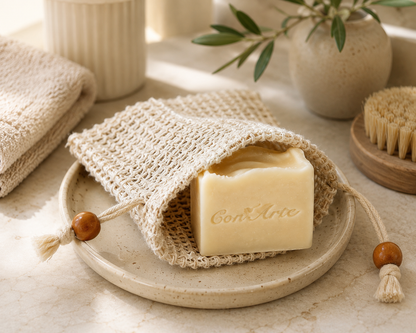 Natural Soap Saver & Exfoliating Bath Bag