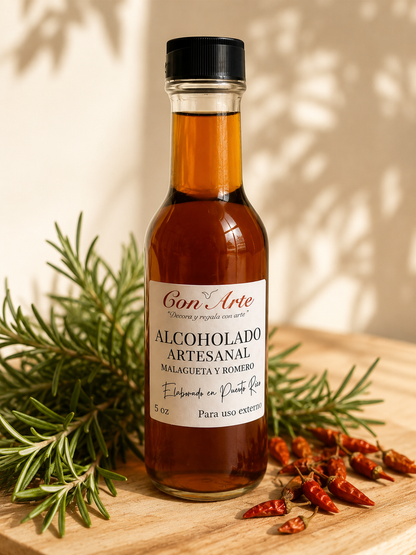 Artisanal Herbal Infused Alcohol Malagueta & Rosemary
