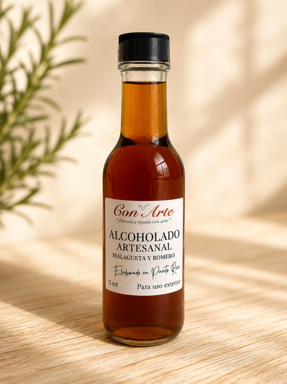 Artisanal Herbal Infused Alcohol Malagueta & Rosemary