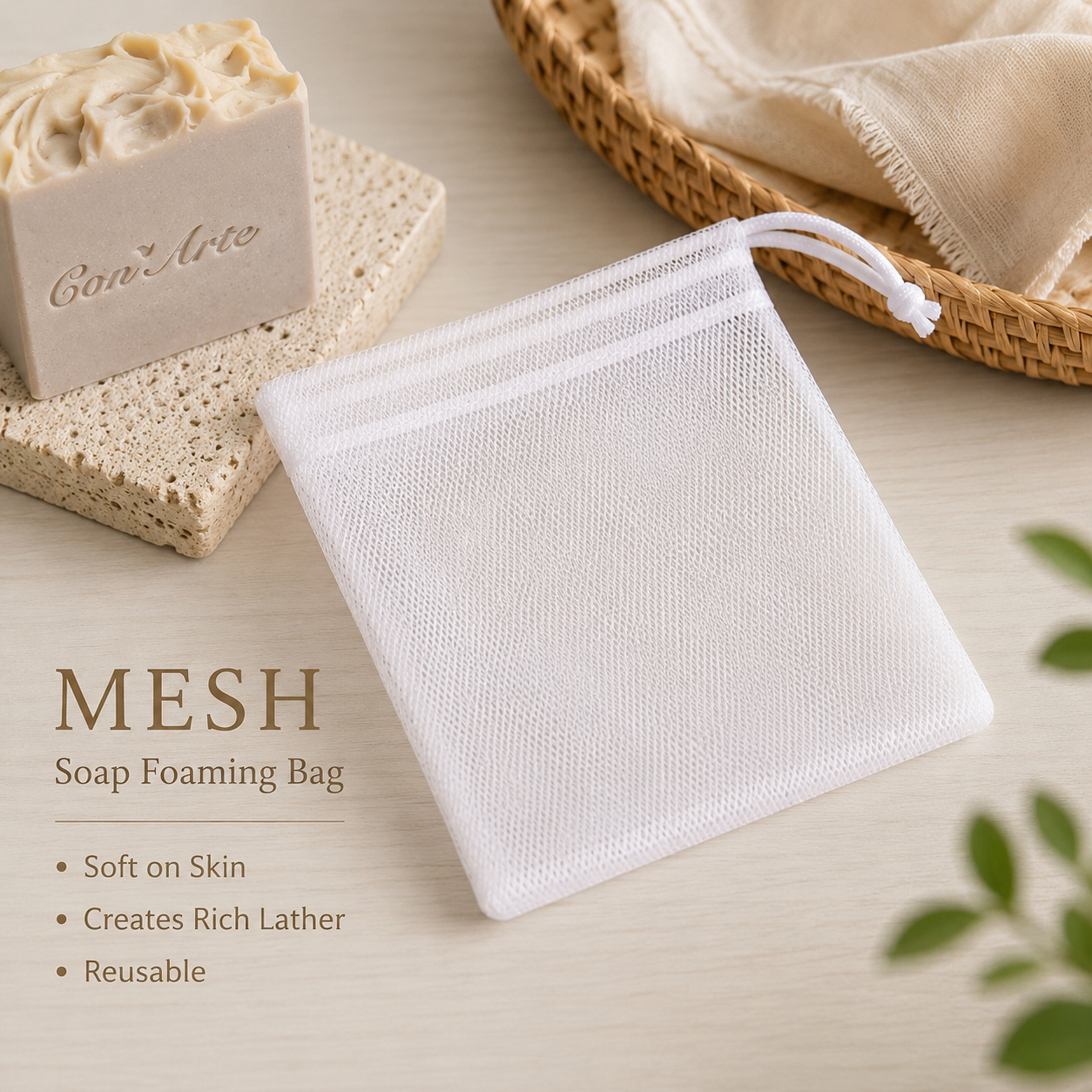 Mesh Soap Foaming Bag