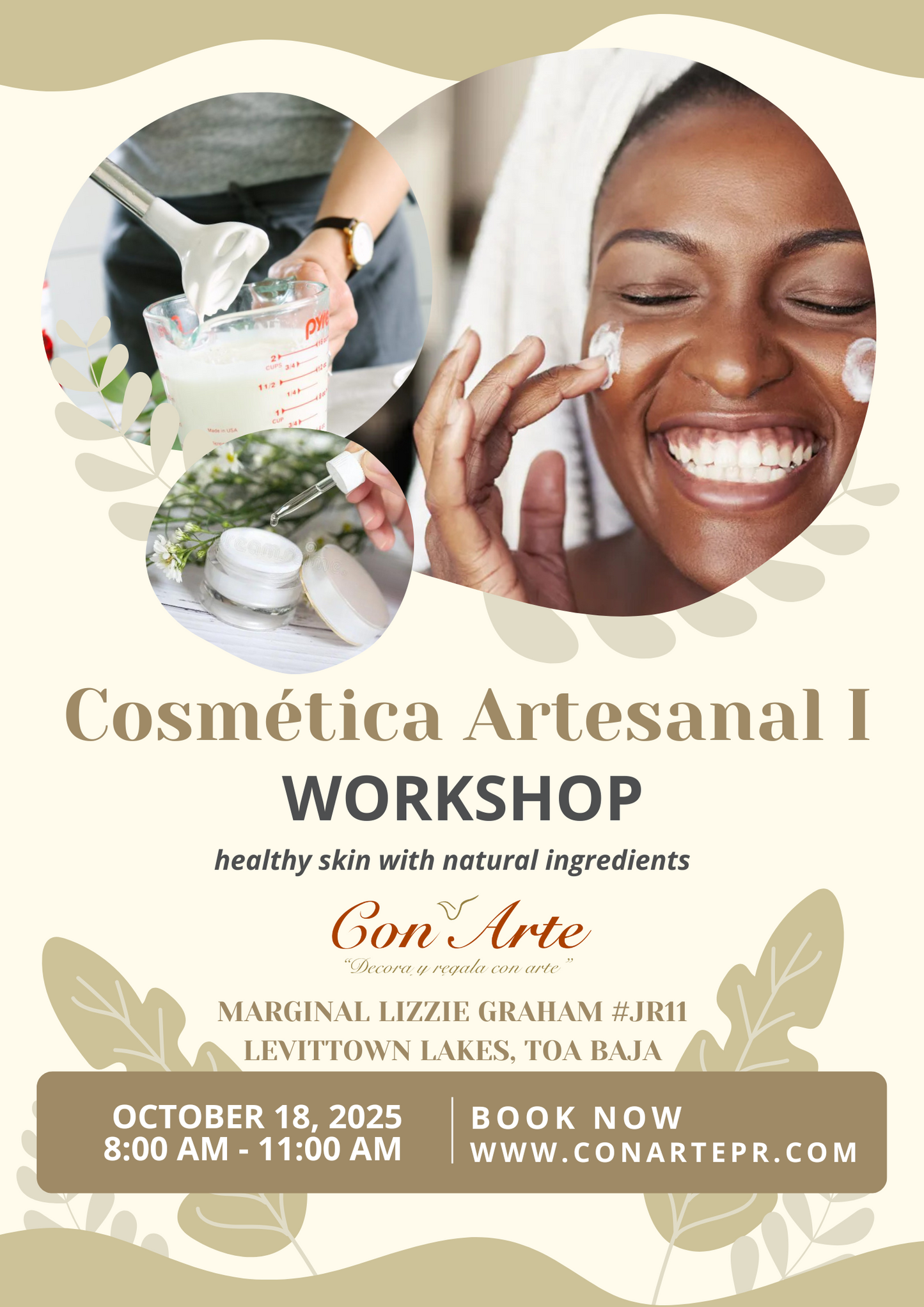 PRESENCIAL Taller Básico Cosmética Artesanal I