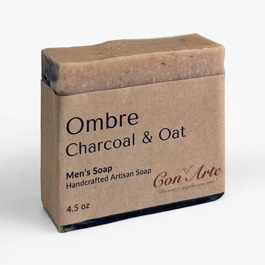 Ombre - Charcoal & Oat Men’s Soap