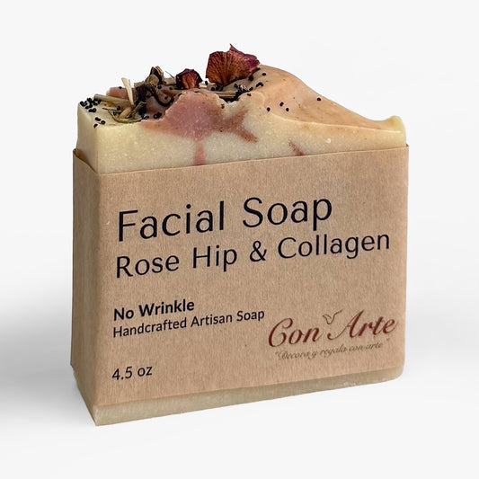 No Wrinkle - Facial Soap (Rose Hip & Collagen)