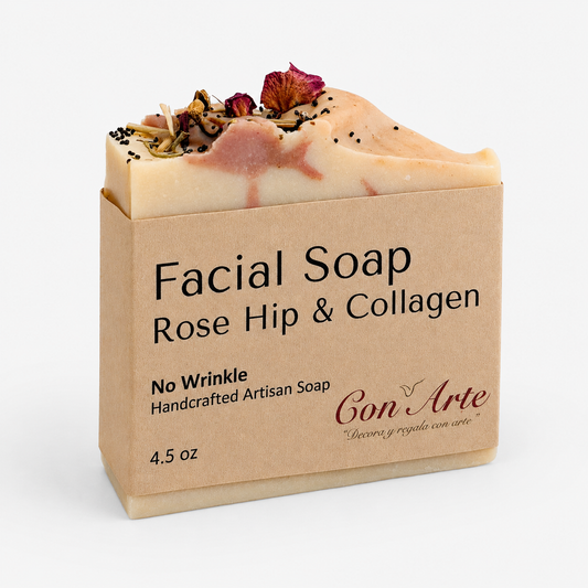 No Wrinkle - Facial Soap (Rose Hip & Collagen)