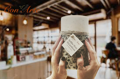 Coffee Beans Artisan Pillar Candles