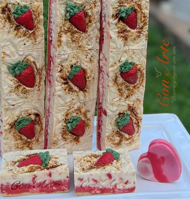 Strawberry Cheesecake Artisan Soap