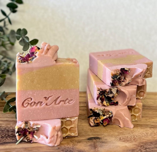 Delicate (Honey + Roses) Soap