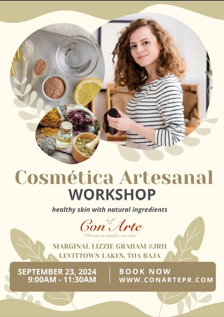 PRESENCIAL Taller Básico Cosmética Artesanal I