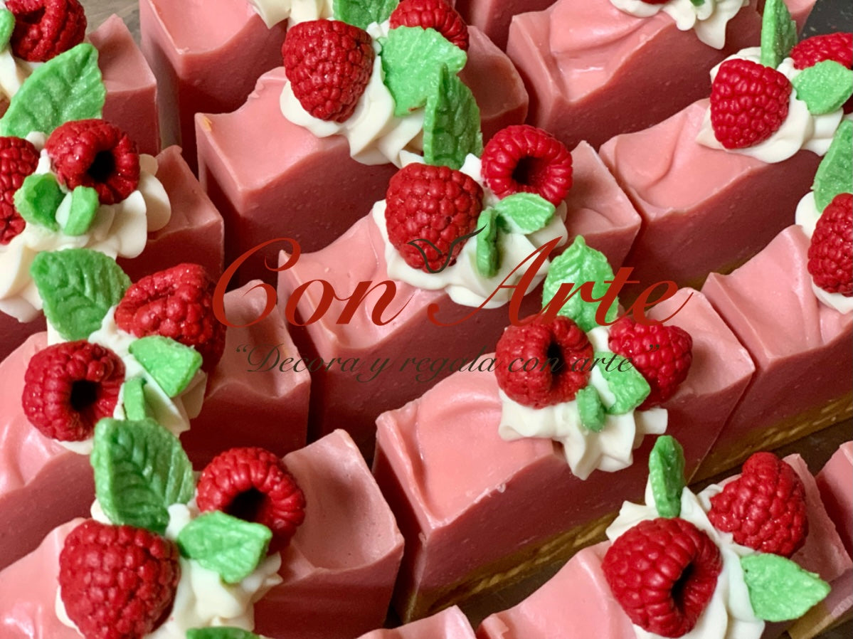 Raspberry Cheescake Collection (Soap + Candle)