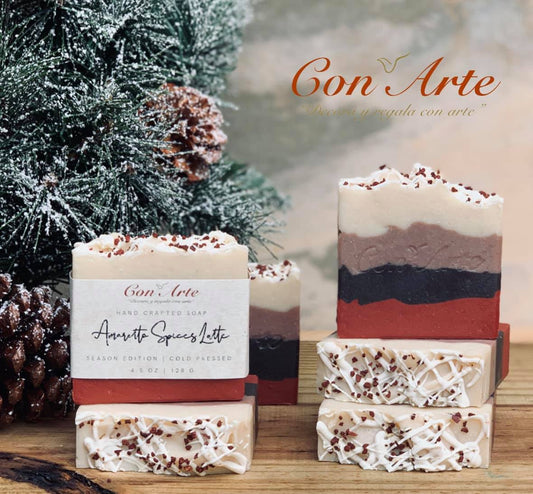 Amaretto Spices Latte Artisan Soap