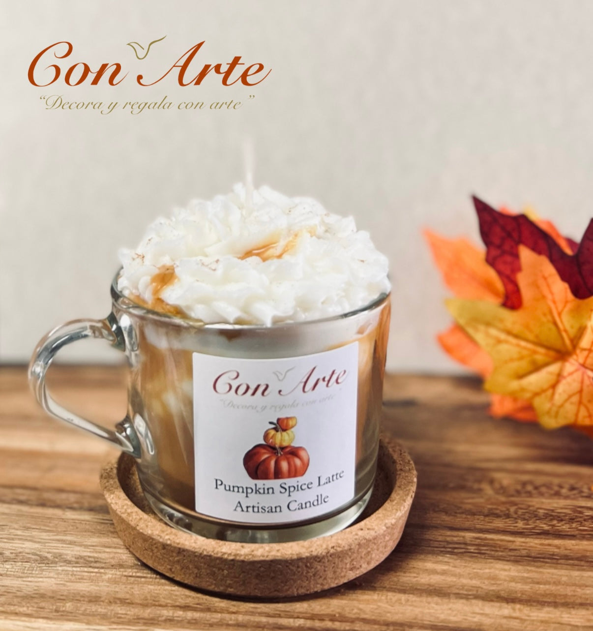 Pumpkin Spice Latte Artisan Candles