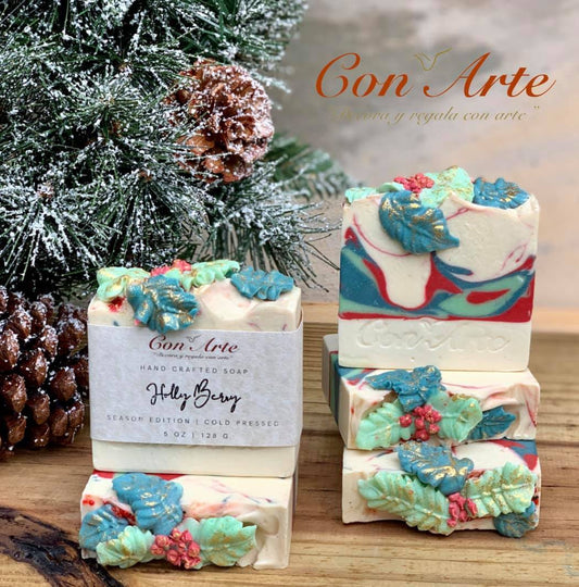 Holly Berry Artisan Soap