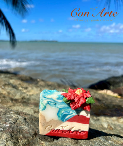 Navidades en Puerto Rico "Flag Artisan Soap"
