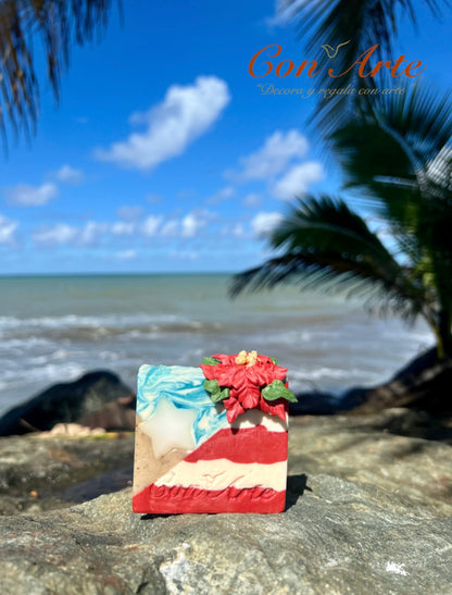 Navidades en Puerto Rico "Flag Artisan Soap"
